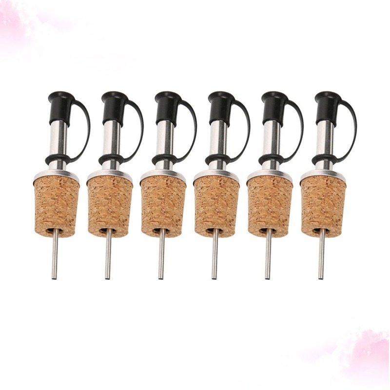 Bitters Bottle Set - Vinho de aço inoxidável Pourer, Cortiça