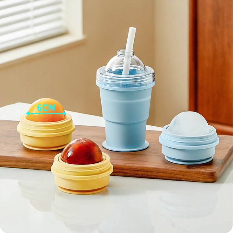 Copo de Silicone Dobrável 2 em - Ice Mold Sphere avaliação e preço